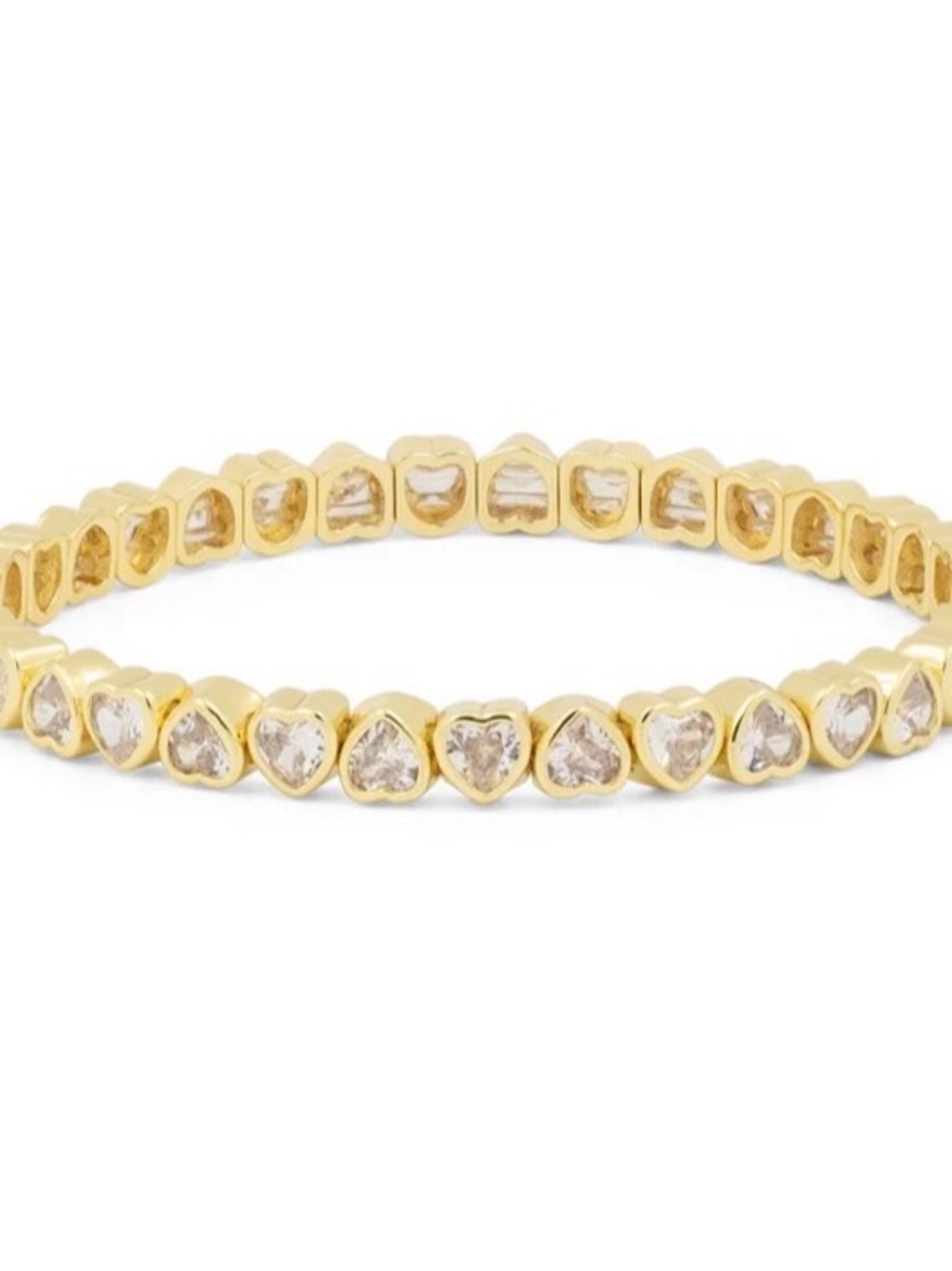 Lisa Gozlan | Gold Heart Stretch Bracelet